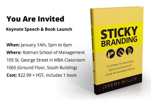 Sticky Branding Book Launch: You Are Invited