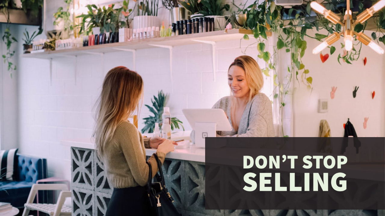 Don’t Stop Selling blog